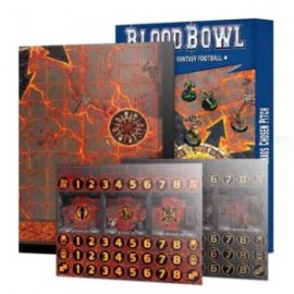 Blood Bowl Chaos Chosen Double-sided Pitch and Dugouts Set